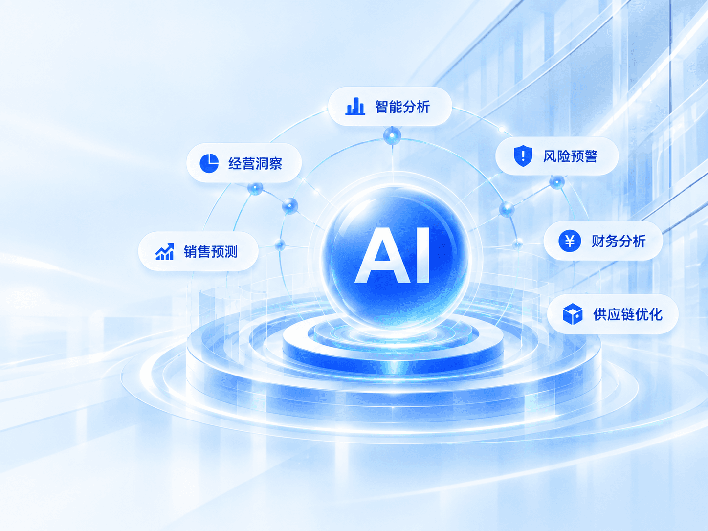 企业 AI 工作台示意图